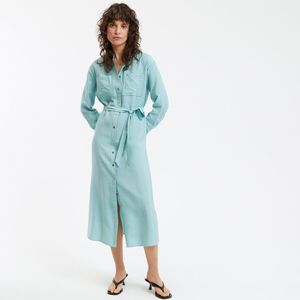 LA REDOUTE COLLECTIONS - Lange Jurk - Lichtblauw - Viscose