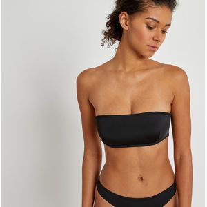 Bikini-BH in bustier model LA REDOUTE COLLECTIONS.  materiaal. Maten 34 FR - 32 EU. Zwart kleur