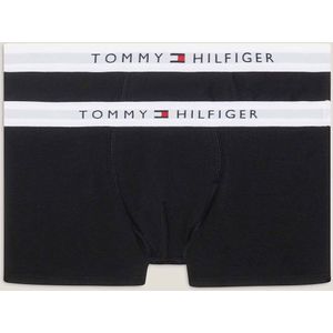 Set van 3 boxershorts TOMMY HILFIGER. Katoen materiaal. Maten 10/12 jaar - 138/150 cm. Zwart kleur