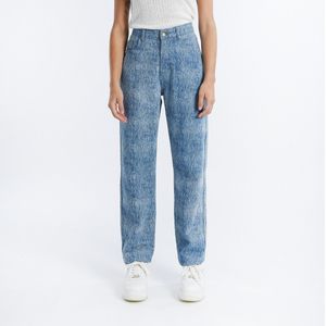 Boyfriend jeans LILI SIDONIO. Denim materiaal. Maten M. Blauw kleur