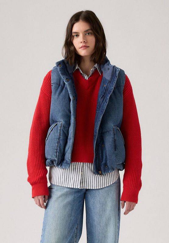 Levi's - Western Bubble Vest - Geïsoleerd Vest - Katoen