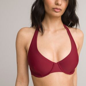 Foulard bikini-BH LA REDOUTE COLLECTIONS.  materiaal. Maten 100C FR - 85C EU. Rood kleur