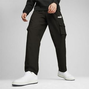 Sportbroek met cargozakken PUMA. Polyester materiaal. Maten S. Zwart kleur