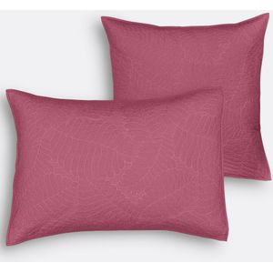 La Redoute Interieurs - Tropical - Kussenhoes - Wijnrank kleur - Perkalkatoen - 65 x 65 cm