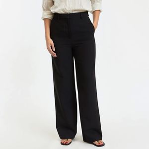 LA REDOUTE COLLECTIONS - Wijde Broek - Zwart - Polyviscose