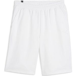 PUMA - Short - Wit - Katoen - Geborduurd Logo