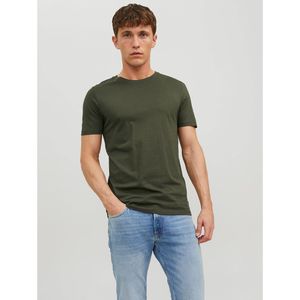 T-shirt met ronde hals in bio katoen JACK & JONES. Bio katoen materiaal. Maten S. Groen kleur