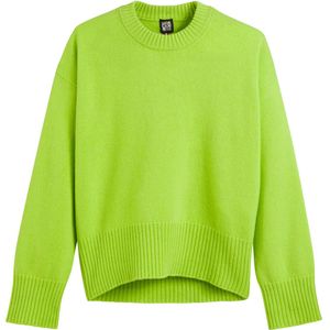 La Redoute Collections - Gebreide Trui - Lichtgroen - Wol en Kasjmier - Made in France