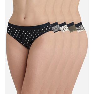 DIM - Lot de Culottes - Multicouleur - Coton - Confortabel x5
