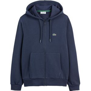 Zip-up hoodie in katoen LACOSTE. Katoen materiaal. Maten 3XL. Blauw kleur