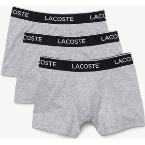 Set van 3 boxershorts LACOSTE. Katoen materiaal. Maten S. Grijs kleur