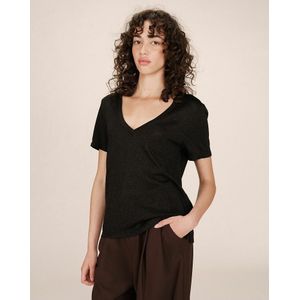 STARDUST GRACE & MILA - T-shirt - Zwart - Viscose - Korte Mouwen