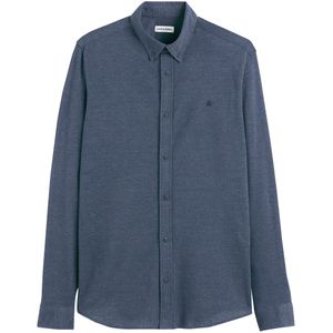 Recht hemd JACK & JONES. Polyester materiaal. Maten M. Blauw kleur