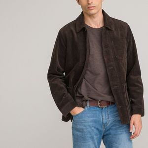 La Redoute Collections - Signature HECTOR - Workwear Vest - Donkerkastanje - Fluweel