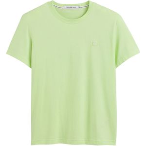 T-shirt met ronde hals, embro badge CALVIN KLEIN JEANS. Katoen materiaal. Maten XXL. Groen kleur