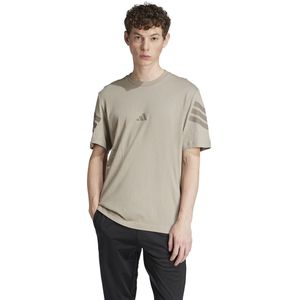 adidas - T-shirt - Putty Beige - Katoen