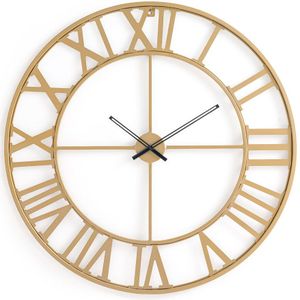 Horloge in metaal Ø100 cm, Zivos LA REDOUTE INTERIEURS.  materiaal. Maten één maat. Geel kleur
