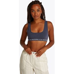 TOMMY HILFIGER - New York - Katoenen Bralette - Blauw - Zonder Binnencups