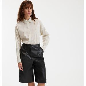 La Redoute Collections - Apolline - Gestreept Los Hemd - Beige - Katoen