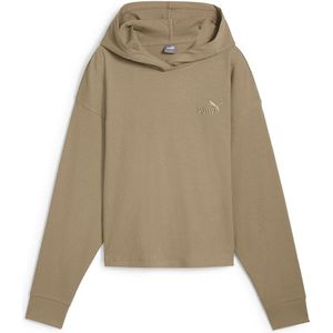 Hoodie Essentials Elevated PUMA. Polyester materiaal. Maten S. Beige kleur