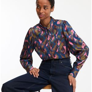 Hemd met lange mouwen LA REDOUTE COLLECTIONS. Polyester materiaal. Maten 34 FR - 32 EU. Groen kleur