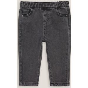 Skinny jeans LA REDOUTE COLLECTIONS. Katoen materiaal. Maten 3 mnd - 60 cm. Grijs kleur