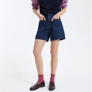 Jeansshort LA REDOUTE COLLECTIONS. Katoen materiaal. Maten 50 FR - 48 EU. Blauw kleur