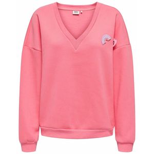 ONLY - Sweater - Roze - Katoen