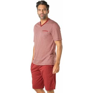EMINENCE - Pyjashort - Kastanje - Katoen - Korte Mouwen
