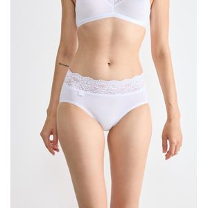 SLOGGI - Midi Slip Romance - Wit - Katoen - Set van 4