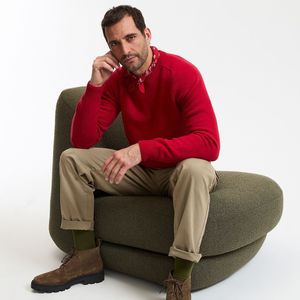 La Redoute Collections - ELIOT - Trui - Rood - Lamswol