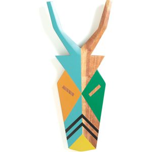 Masker Afrikaans antiloop, Taza LA REDOUTE INTERIEURS.  materiaal. Maten één maat. Multicolor kleur