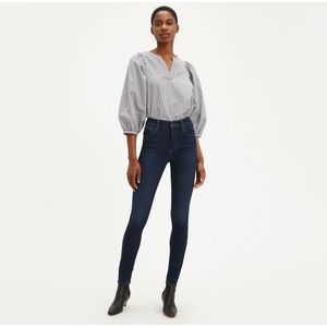 Jeans 720 High Rise Super Skinny LEVI'S. Denim materiaal. Maten Maat 28 (US) - Lengte 28. Blauw kleur