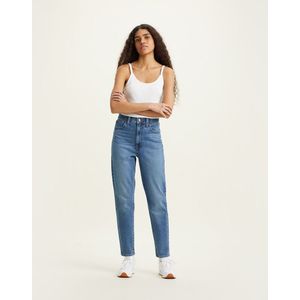 Jeans High Waisted Mom LEVI'S. Denim materiaal. Maten Maat 24 US - Lengte 29. Blauw kleur