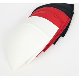 SCANDALE ECO LINGERIE - Pads - Wit/Zwart/Rood - Polyester - Set van 3 Paar