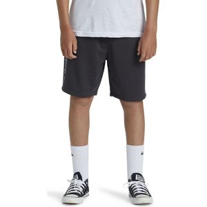 Short in molton QUIKSILVER. Geruwd molton materiaal. Maten 14 jaar - 162 cm. Zwart kleur