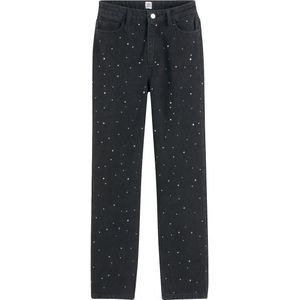 LA REDOUTE COLLECTIONS - Rechte Regular Jeans - Brossed Zwart - Denim