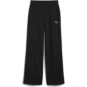 Joggingbroek HER hoge taille PUMA. Katoen materiaal. Maten S. Zwart kleur