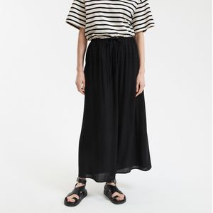 LA REDOUTE COLLECTIONS - Lange Vloeiende Rok - Zwart - Viscose