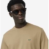 Lacoste, Heren, Tops, Beige, Maat: XS Katoen,