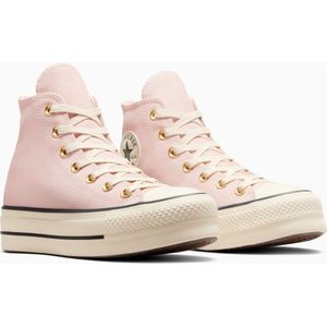 Converse - All Star Lift Hi Crafted Color - Sneakers - Lichtroze - Suèdeleer