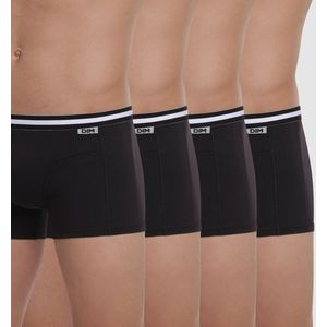 Set van 4 boxershorts Ecodim DIM. Katoen materiaal. Maten L. Zwart kleur