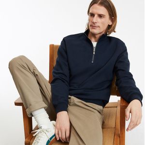 LA REDOUTE COLLECTIONS - Schipperstrui - Marineblauw - Katoen