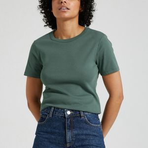 Iconic T-shirt met korte mouwen PETIT BATEAU. Katoen materiaal. Maten XS. Groen kleur