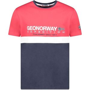 Jdouble - GEOGRAPHICAL NORWAY - T-shirt - Rood - Katoen