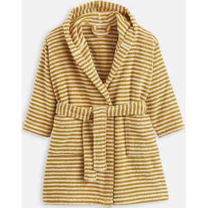 Malo - Badjas met Kap - Geel Maïs - 100% Katoen - Bouclette Badstof 360 g/m2