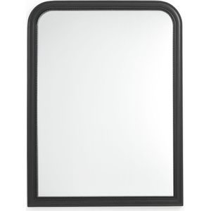 Spiegel in massief mangohout 90x120 cm, Afsan LA REDOUTE INTERIEURS. Licht hout materiaal. Maten één maat. Zwart kleur