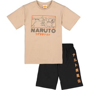 Pyjashort Naruto NARUTO SHIPPUDEN. Katoen materiaal. Maten XXXS. Beige kleur