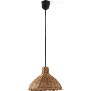Hanglamp / handlamp in rotan Ø26 cm, Alaya LA REDOUTE INTERIEURS. Rotan materiaal. Maten één maat. Beige kleur