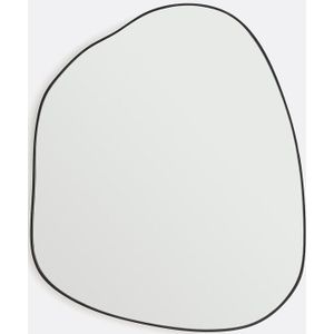 Ornica Spiegel - Organische Vorm - Zwart - Metaal